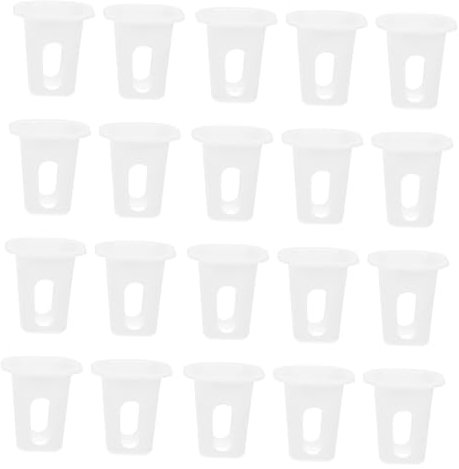 FUNOMOCYA 100pezzi per Semina in Pp Cestini Idroponici per Germinazione delle Piante Vasi per Ortaggi e Frutta Forniture per Giardinaggio Adatto per Balcone e Vivaio