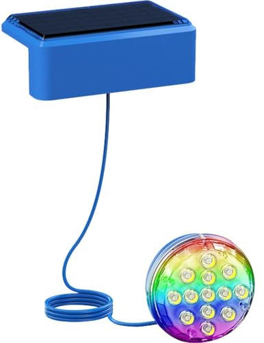 Haowul Solar Pool Lights, Solar Powered Submersible Led Lights Waterproof Swimming Pool Lighting, Colors Underwater Pool Light for Above Ground Inground Pool, Pond