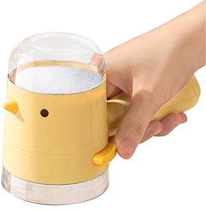 Saliera e pepe, dosatore quantitativo in polvere, multiuso, resistente all'umidità, con manico, per cucina, ristorante, campeggio, barbecue