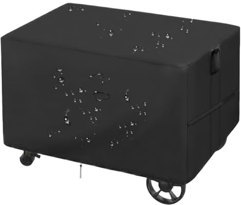 Copri Carrello Grill | Copri Carrello Barbecue da Esterno - Tessuto Oxford Impermeabile per Tutte le Stagioni per Terrazzo Giardino Cortile Proprietari di Casa