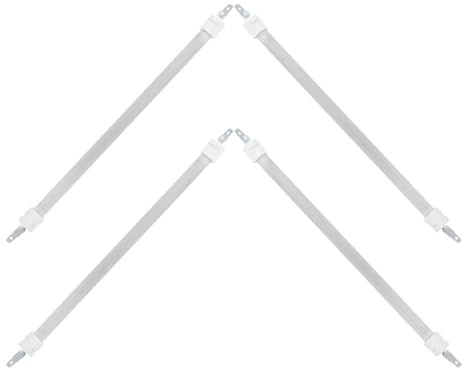 IWOWHERO Tubes Chauffants Quartz Lot de 4 pour Radiateur Électrique Portable Éléments Chauffants Robustes 27Cm pour Usage Domestique et Professionnel