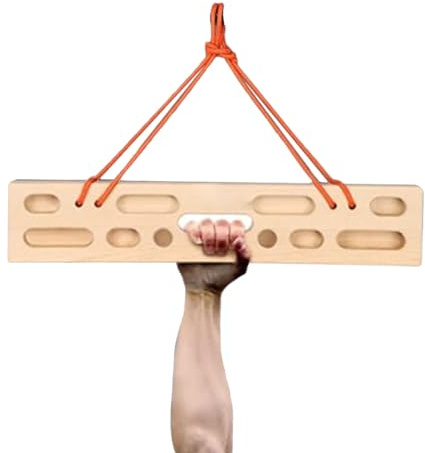 Kletter-Hangboard, tragbar, aus Holz, Multi-Grip, Kletter-Hangboard, Türhalterung, für Workout, Fitness, Stärkung, Bouldern, Kletterer und Anfänger