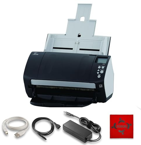 Gedikum Fujitsu fi-7160 Pro Dokumentenscanner generalüberholt – Duplex A4 Scanner mit 60 Seiten/Min, automatischer Dokumenteneinzug (ADF 80 Blatt), USB 3.0, ideal für Büro & Archivierung