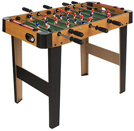 ColorBaby CB Games 85333 Tischfußball, Korpus aus robustem Holz, für 22 Spieler, mit manuellen Markierungen, für + 2 Personen, Größe 91 x 46 x 65 cm, Tischfußball für Kinder, Spielzeug für 6 Jahre