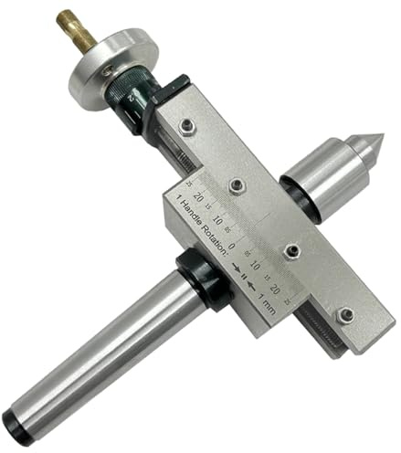 NEW IMPROVED TAPER TURNING ATTACHMENT WITH REVOLVING LIVE CENTER FOR LATHE MACHINE-METRIC (2MT)- SEE Working VIDEO**