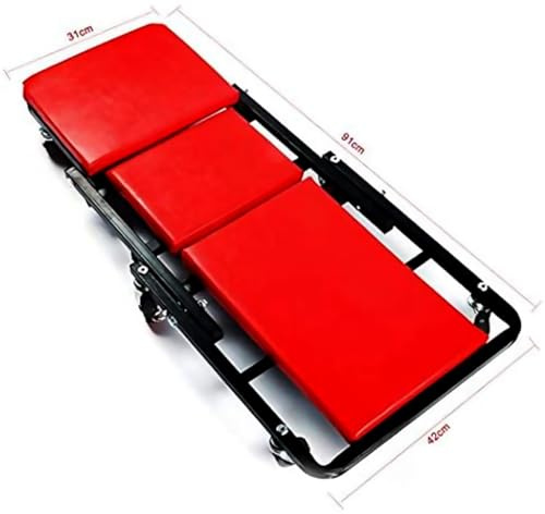 Chariot de Visite Kraft Müller Mécanicien Pliable Planche de Travail, Voitures, Roues Pivotantes 360°, Appui-tête Ergonomique