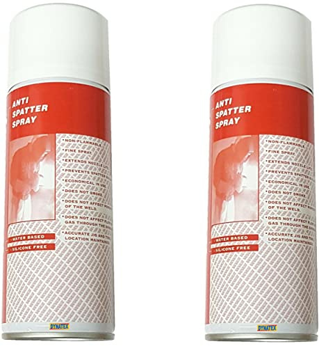 2 Welding Anti Spatter Splatter Spray 300 ml Can Water Based Solvent Free New