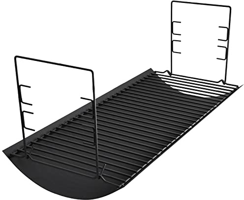 27 Inch Ash Pan Drip Pan Ashpan for Char-Griller 2121 E1224 2828 2929 1224 2727 2222 1324 Charcoal Grill, CB056-036 Ash Pan for Char-Broil 17302056, Charcoal Pan with Fire Grate Hange for Char Griller