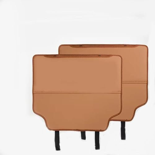 JIANDIAN 2Pcs Auto Rückenlehnenschutz für MINI Mini Cooper 2 Door 2014-2023, PU Leder Rückenlehne Anti-Kick Pads Auto wasserdichte Trittmatte, Angebote dicken Schutz für Kind & Baby Autos Sitze