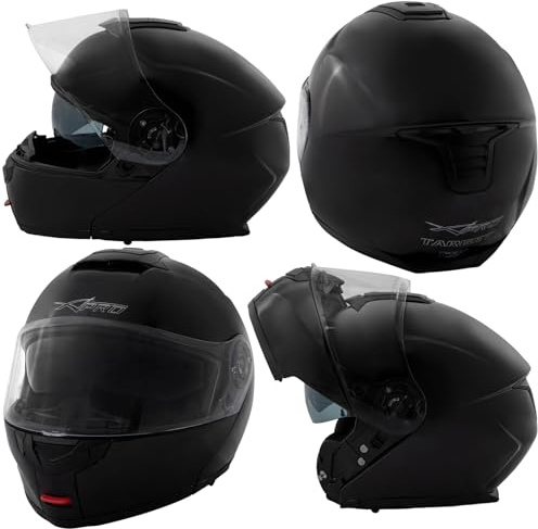 Casco Moto Modulare Apribile Touring Sport Visiera Parasole