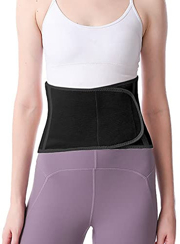 JIAHG Winter Nierenwärmer Plüsch Rückenwärmer Bauchwärmer Verstellbar Rückenstützgürtel Rückenbandage Dick Selbsterhitzungsgürtel Bauch Rücken Taille Unterstützung Wärmegürtel für Damen Frauen