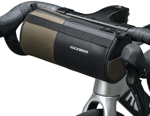 ROCKBROS Bike Handlebar Bag Bicycle Front Bag Storage Bag with Shoulder Strap for Road Mountain Gravel Bike