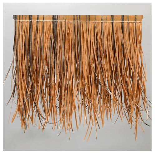 Simulated thatch roof Plastic thatch Eaves Artificial Straw roof Scenic Area Farmhouse Pavilion Villa Decoration Plastic Simulated thatch(Size:20pcs)