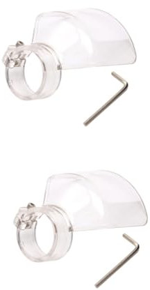 HOMSFOU 2St Schutzabdeckung tool werzeug haltung schirmständer verkleidung werkzueg Bohrschutzhülle Gehäuseschutzhülle Besenstiel mit Gewinde Zubehör für Acrylglas bohrer abdeckung fall