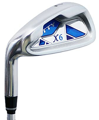 HSWOYEA #7 Golfschläger-Eisen für Linkshänder, Golftraining für Erwachsene, Männer und Frauen mit Graphit-/Stahlstange, Präzisions-Golf-Einzelschläger