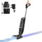AUTOFU Aspirateur Eau et Poussière, Auto-Nettoyage, Nettoyage des Bords, Affichage LED, Longue Durée d'utilisation, Léger et sans Fil, Double Réservoir d'eau