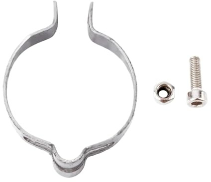 Hyuwdai Lot de 3 colliers de serrage pour cadre en acier de vélo - Accessoires de fixation de câble argentés (34,9 mm)