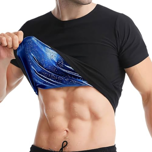 DiULi Men Sauna Zipper Jacket, Sweat Sauna Suit, Body Shaper Slimming | Weight Loss Suit, Trimmer Hot Corset, Gym Workout Fitness Tank Top