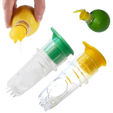 Juicer arancione al limone, 2025 Nuovo spremitore di limone a vite, estrattore di succo compatto con coperchio, spremiagrumi manuale di plastica portatile, pressa per estrattore di lime portatile,