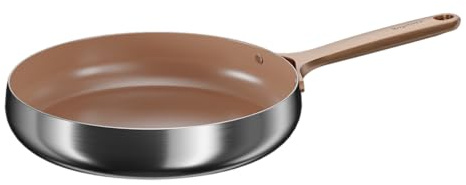 Berghoff Home Antihaft-Pfanne 28cm – PFAS-frei – große edelstahl Bratpfanne - Pfanne mit Antihaftbeschichtung – Universalpfanne für alle Herdarten – Roségold