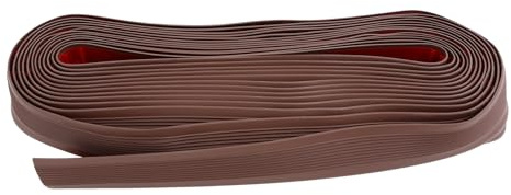 Anti-Rutsch-Treppenkante, Treppenkantenprofil Selbstklebend aus PVC 1000x5x2.5cm, Wasserbeständig, Abriebfest, Treppenkante Leiste für Treppenstufe Ecken und Tischecken, Dicke 3 mm (Braun)