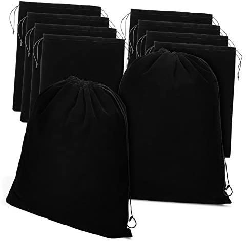MUCKLILY 10pièces Pochettes à Cordon Lot Pour Bijoux Et Friandises Protection Rayures Et Poussière