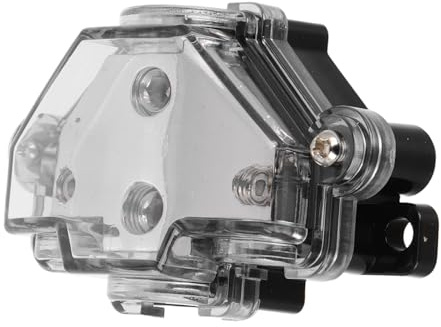 ibasenice Blocco Distribuzione Massa Audio Auto Vie Morsettiera Fusibili Affidabile per Amplificatore Stereo Installazione Rapida e Facile Ottimizza Prestazioni Audio Auto