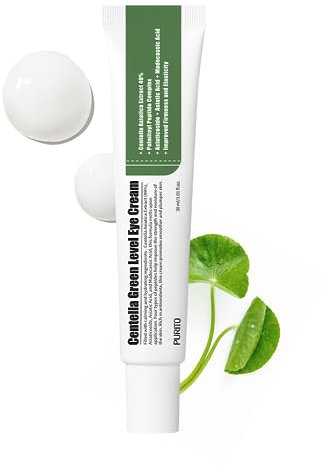 PURITO Centella Verde Level Eye Crema 1fl.ozOcchiaie intorno agli occhi rughe gonfiore che riduce borse sotto gli occhi, linee sottili