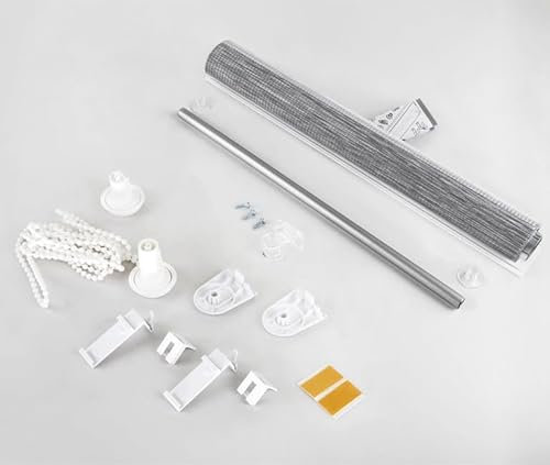 ROLLMAXXX Reparatur Kettenzug Seitenzug für Klemmfix Duo-Rollos Doppelrollos Weiß