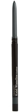 VASANTI Kajal Waterline Eyeliner Pencil (Slate Grey) - Soft Matte Waterproof Long-Lasting Eyeliner - Vegan, Cruelty-Free, Made with Natural Ingredients