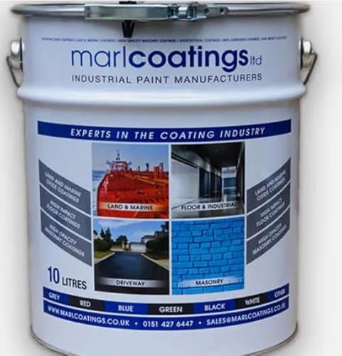 marlcoatings Heavy Duty Polyurethane floor paint 10L (Black)