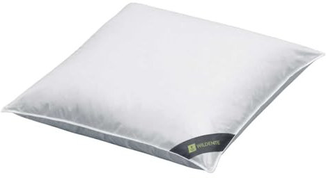 Spessarttraum Federn- und Daunenkissen WILDENTE, 80x80, Kopfkissen, 80x80 Daunen Kissen, Made in Germany, Oekotex, Nomite (allergikergeeignet)