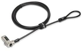 Dell N17 cable lock Black 1 m N17, 1 m, Combination lock, 0TVT79 (N17, 1 m, Combination lock, Carbon steel, Black)