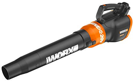 DRYIC Soplador de Hojas inalámbrico, barredora de soplador de Hojas de Mano de 20 V, batería de Iones de Litio, Tubo de soplado de Boca Ancha Doble para soplar Hojas mojadas