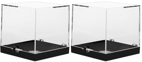Cabilock Edelstein Aufbewahrungsbox Mit Deckel 2 Stück Kleine Vitrine Für Mineralien Und Kristalle 2X2X2 Mineralienbox Zur Sammlungspräsentation