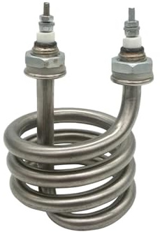1 stück 220 V/380 V Elektrisches Wasserdestilliergerät Heizung Heizelement 2.5KW/3KW/4.5KW Spirale Edelstahl Tauchsieder Rohr(220V 201SS,2000W 80mm M16)