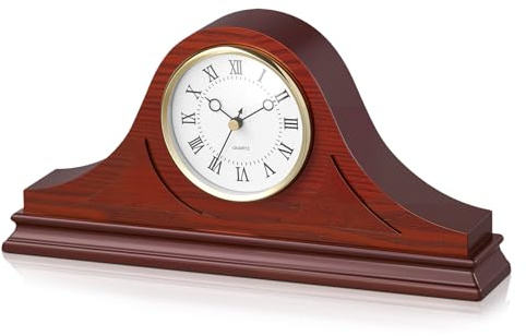 VEVOR Orologio a Pendolo 162,5 mm Orologio a Pendolo Vintage Classico, Movimento al Quarzo Integrato e Design Silenzioso, per Soggiorno, Camera da Letto, Arredamento per Casa, Finitura Colore Ciliegio