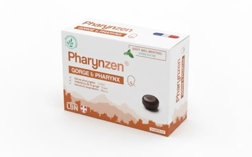 Laboratoire LBN - PHARYNZEN | Pharynx, bolus pharyngé, boule dans la gorge | 36 pastilles
