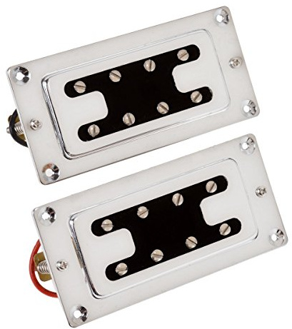 Steg lyws Humbucker Hals Set Tonabnehmer für Rickenbacker Bass Gitarre Teile C4 Chrom