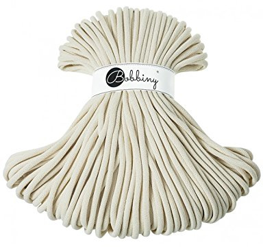 Bobbiny Jumbo 9 mm Rope-Garn 100 m Kordel (Natural)