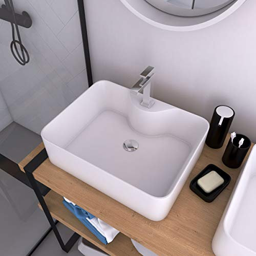 Aurlane LAV489 Lavabo da appoggio, Multicolore