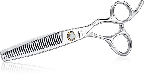 Hairdressing 6 Inch Hair Thinning Scissors - Professional Barber Trimming and Texturizing Shears for Men, Women and Kids - Hair Blending With Ball Bearing Tension System