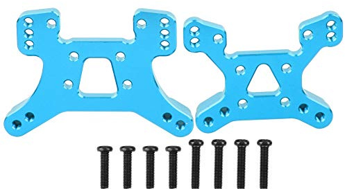 Aluminum Rear/Front Shock Tower Board Vehicles Spare Parts Fit for WLtoys 144001 1/14 RC Model Car(Blue)