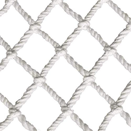 Balkonnetz Gebäude Nylon Sicherheit Netz Kinder Anti Fallen Schützende Seine Haus Balkon Fenster Hund Katze Verteidigen Geländer Treppe Zaun (Color : Weiß, Size : 1mx6m)