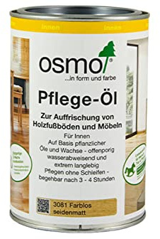 OSMO Pflege-Öl 3079 Farblos Matt 1L
