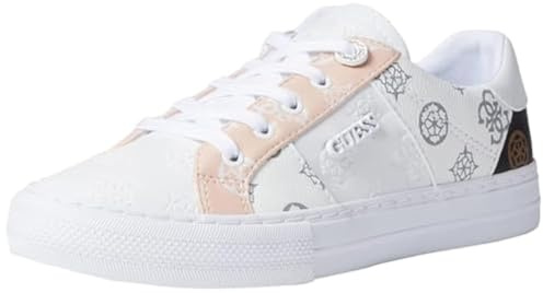 Guess Women's Loven3 sneakers, 10 M US, Vit Rosa 680, 36 EU