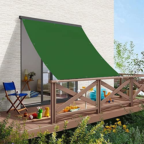 CHBIN Sonnensegel für Gartenpavillon Sunset Deluxe 1.2x2.4M Sonnenschutz UV Schutz Wasserabweisend SunSail Sonnensegel Sonnenschutz Mit Spannseilen Für Garten Balkon Und Terrasse, Dunkelgrün