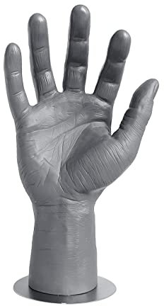 Männliche Schaufensterpuppe, Hand, für Herren, Schmuck, Armband, Organizer, Halterung, Grau, rechts mit PP