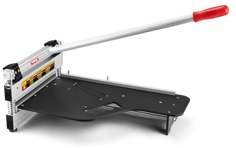 Goldblatt 13 Laminate Floor Cutter, Professional Vinyl Floor Cutter, Aluminum Alloy Body, Tungsten Steel Blade - Cuts Parquet, Engineered Hardwood, VCT, LVT, SPC, PVC, LVP, WPC