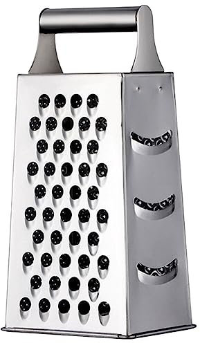 Healeved Rallador De Cocina Profesional Acero Inoxidable Para Queso Verduras y Alimentos